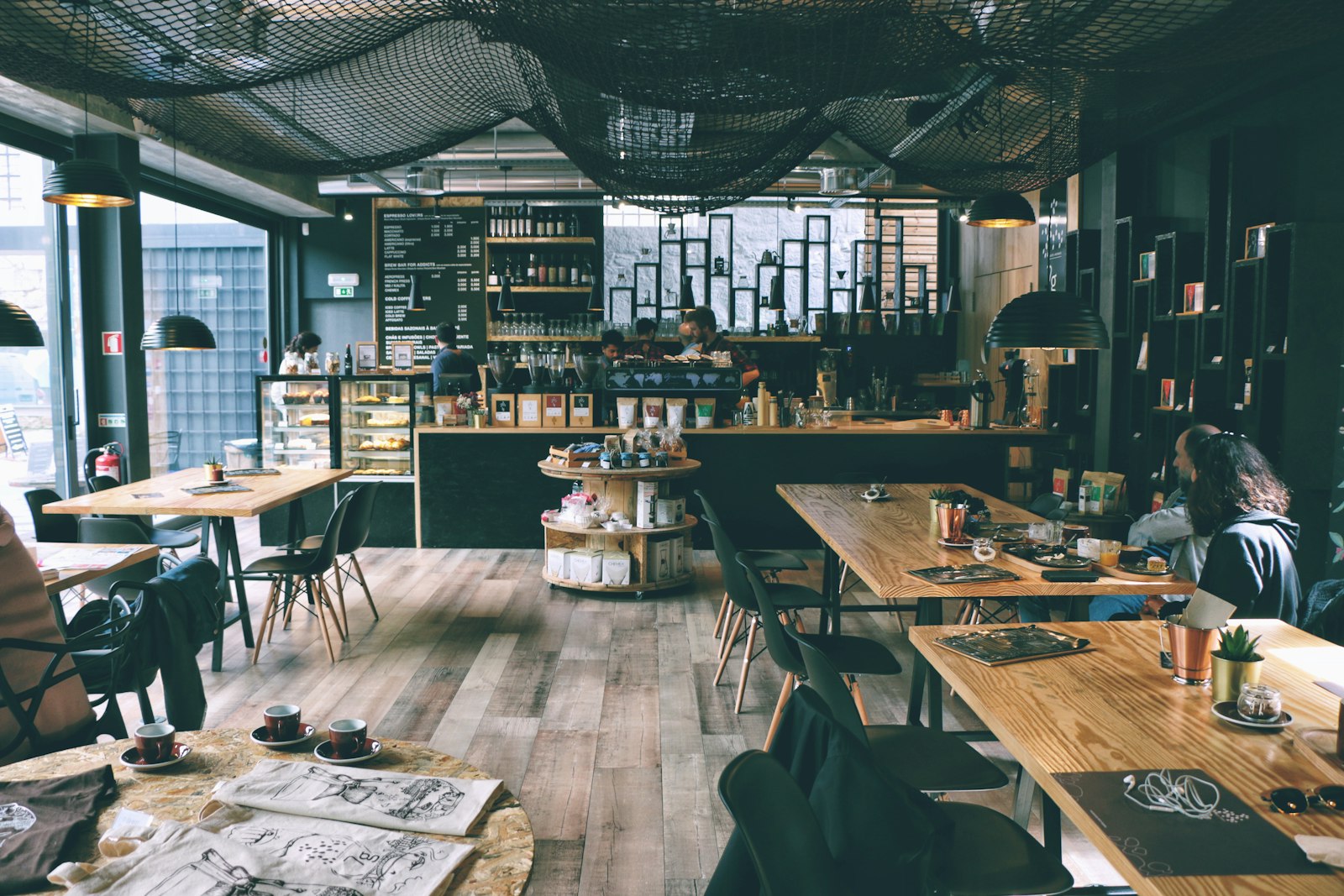 カフェ店内の様子